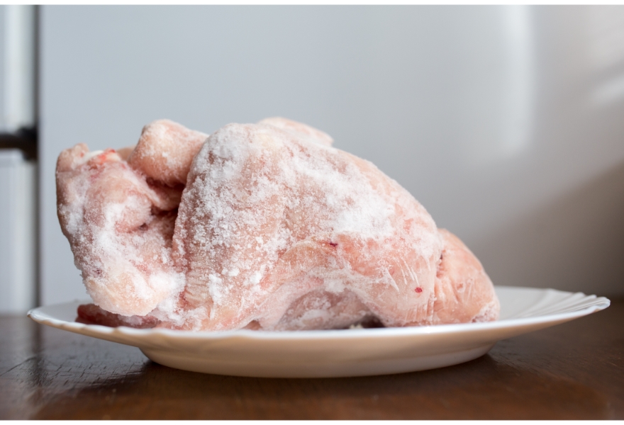 冷凍焼けした肉